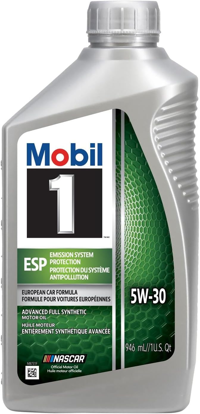 Mobil 1 124044 ESP Formula Engine Oil 5W30 1 Quart Bottles Set of 6