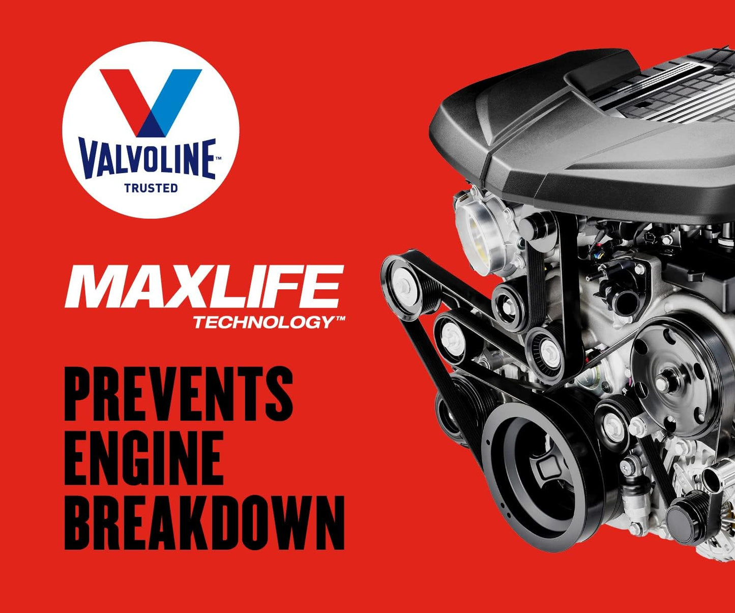 Valvoline High Mileage with MaxLife Technology SAE 5W-30 Synthetic Blend Motor Oil 5 QT